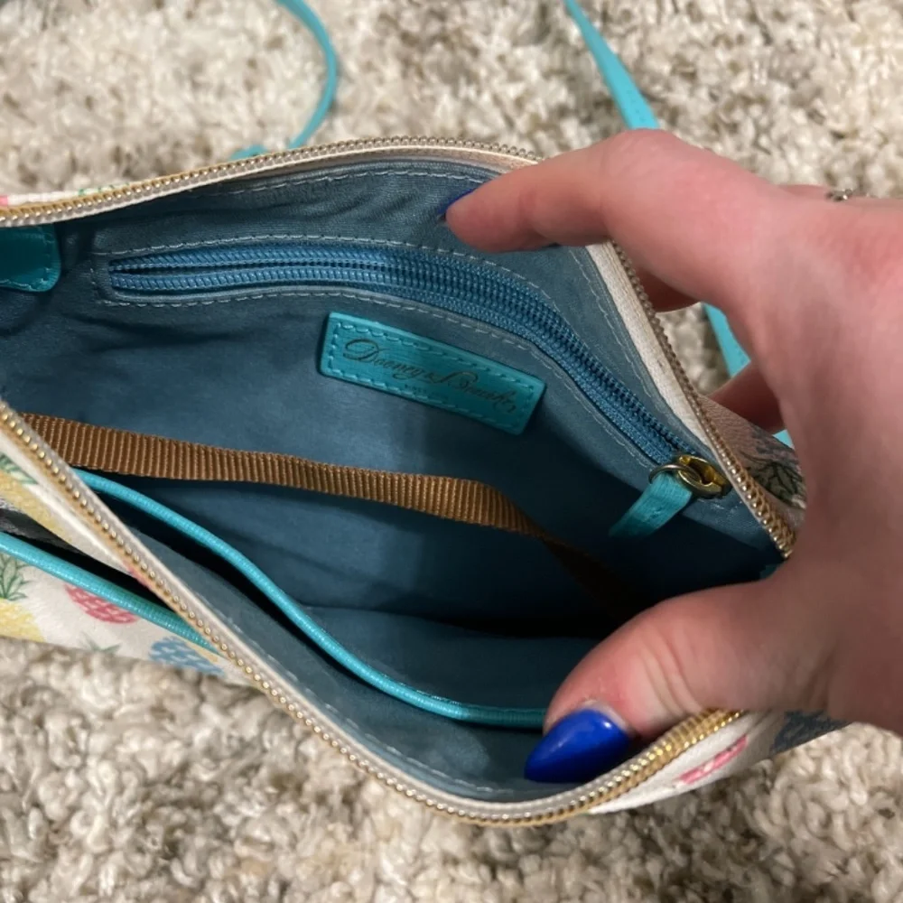 Cross Body Dooney and Burkey Pineapple Purse - Picture 2 of 2